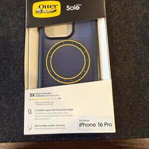 OtterBox Sole Series iPhone 16 Pro Case - Navy and Yellow